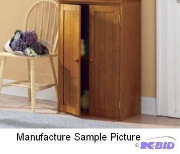 Oak Exclusive Stacking Cabinet - Has one adju...