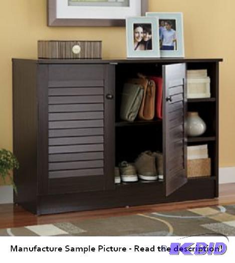 Dark Oak Shuttered Door Cabinet -&nbspHandso...