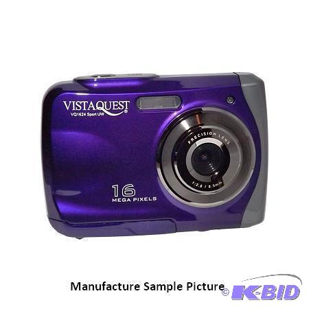 Vistaquest 16 Mega Pixel Digital Camera - Pur...