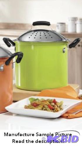 Basic Essentials 7 Quart Pasta Pot with Strai...