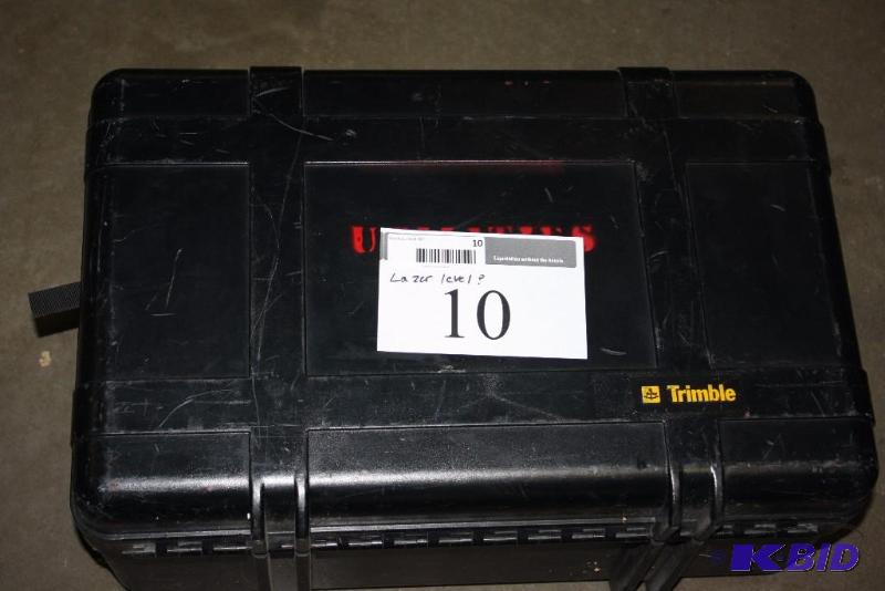 lot 10 image: Trimble Handheld Computer wCase & Cords.