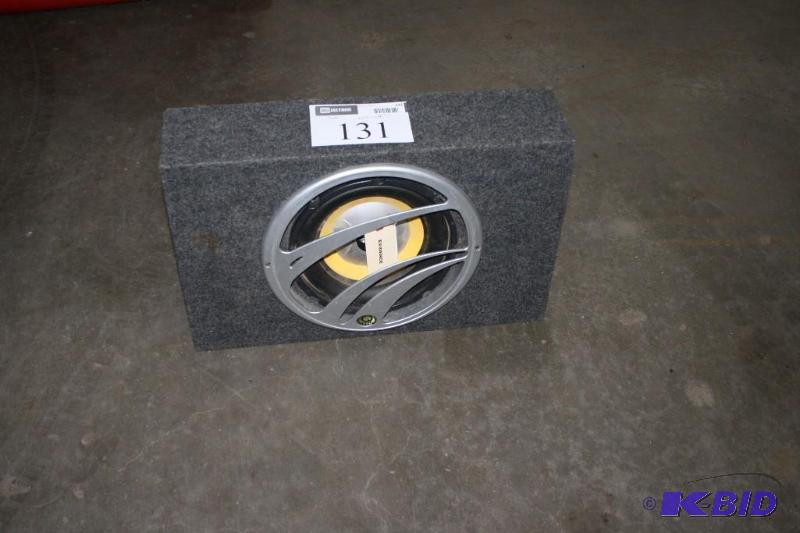 lot 131 image: Logic Volt Sub Single Sub Enclosure 22 x 7 x 14.