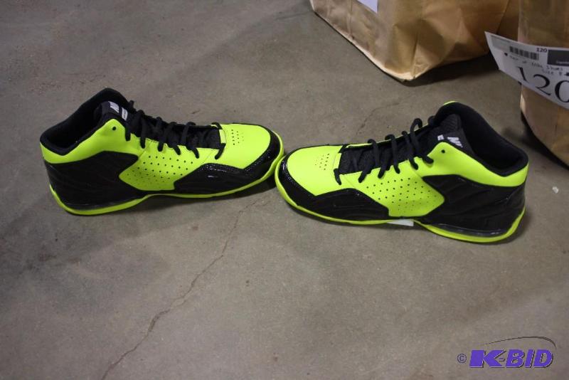 lot 149 image: Nike Basketball Shoes Size 10 Neon YellowBlack.