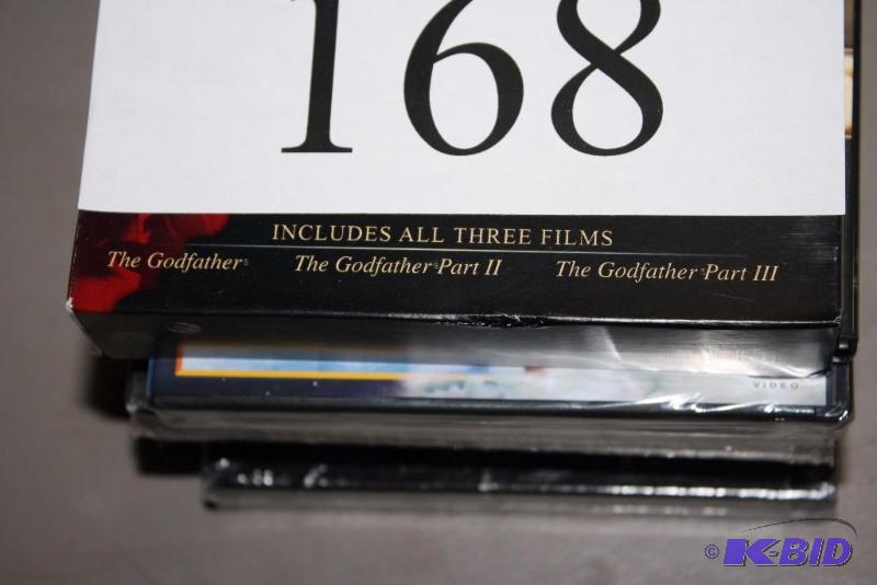 lot 168 image: Lot of (5) Including (1) The Godfather Collection With All Movies (1) Monty Python and More.