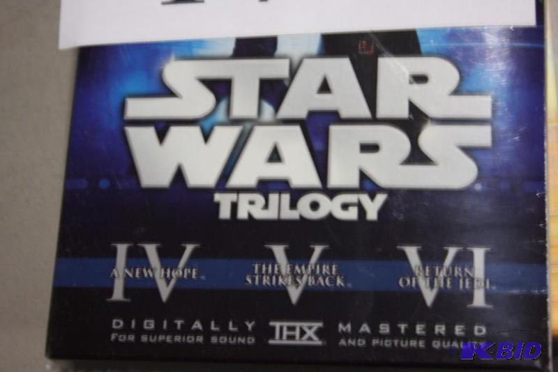 lot 174 image: Lot of (2) Including (1) Star Wars Trilogy, IV, V and VI and (1) Star Wars The Complete Saga.
