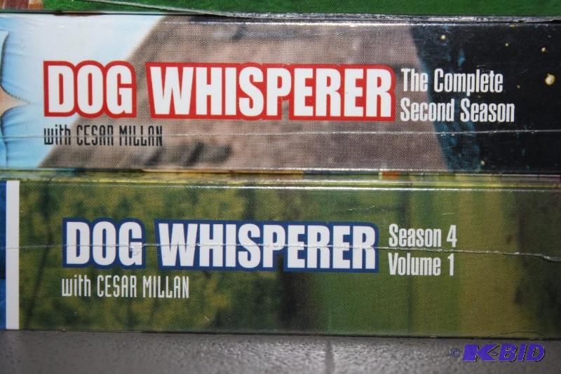 lot 176 image: Lot of (4) The Dog Whisperer DVDs, Including (1) Season 2 (2) Season 4 Volume 1s and (1) Season 3.