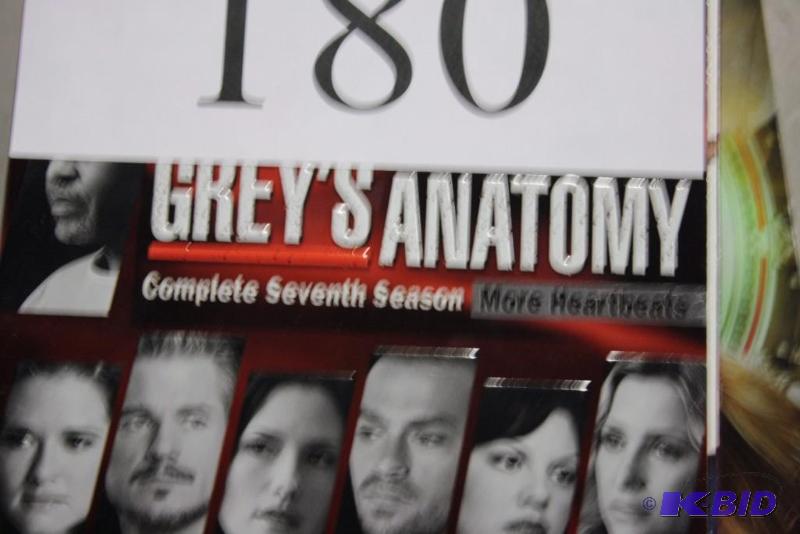 lot 180 image: Lot of (3) DVDs Including(1) Sons of Anarchy Season 3 (1) Fringe Season 3 and (1) Greys Anatomy.