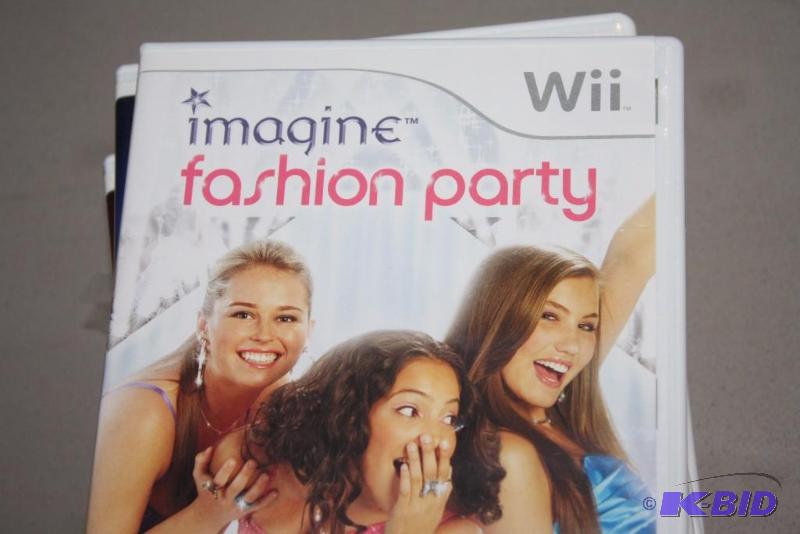 lot 182 image: Lot of (7)Wii Games (1) Dragon Ball Z Budokai Tenkaichi (1) Rayman Raving Rabbids 2 and More.