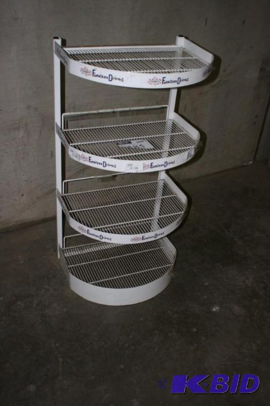 lot 185 image: Wire Rack with 4 Shelves, 19x23x46.
