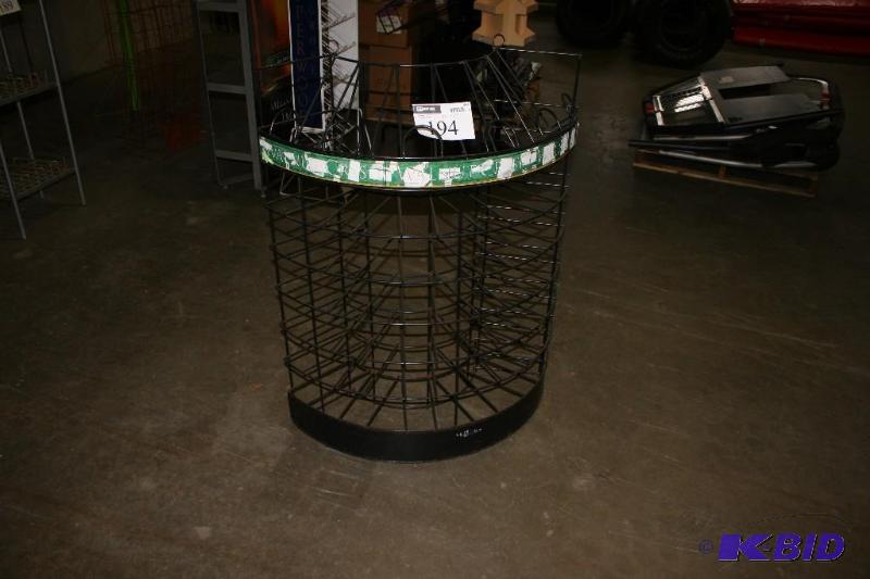 lot 194 image: Quarter Circle Bottle Shelf Multiple Bottle Racks Black 35 x 17 x 44.
