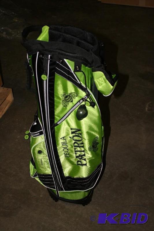 lot 196 image: Patron Green Golf Bag.