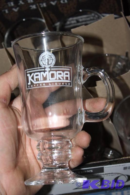 lot 210 image: Lot of (11) Items Including (7) Kamora Glasses and (4) Blackheart Glasses.