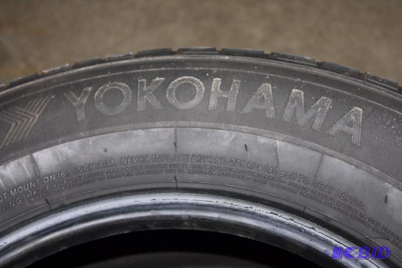 lot 231 image: Lot of (2) Yokohama Tires, 22565R16.