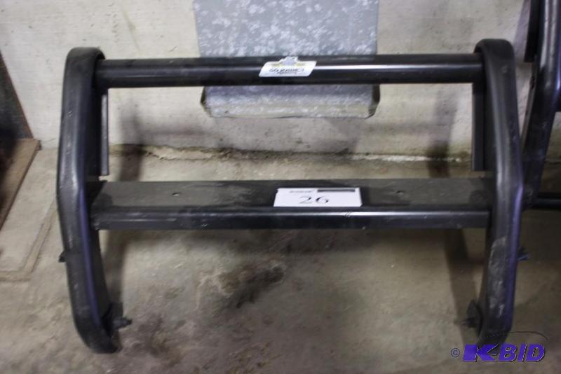 lot 26 image: Go Rhino Push BarCattle Guard 30 x 23 Black.
