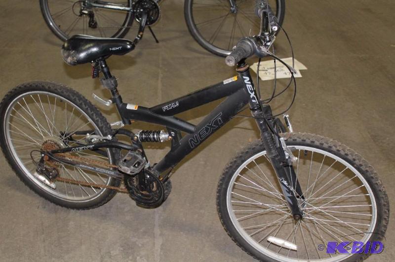 lot 467 image: Next Bike 20 Rims Black Frame Specks Of Rust.