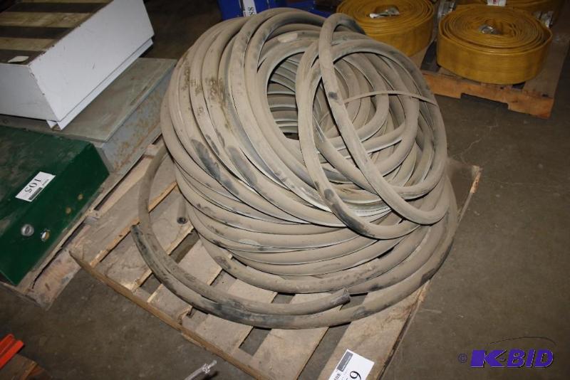 lot 69 image: Pallet Lot of Black Plastic Tubing Does Not Include Pallet.