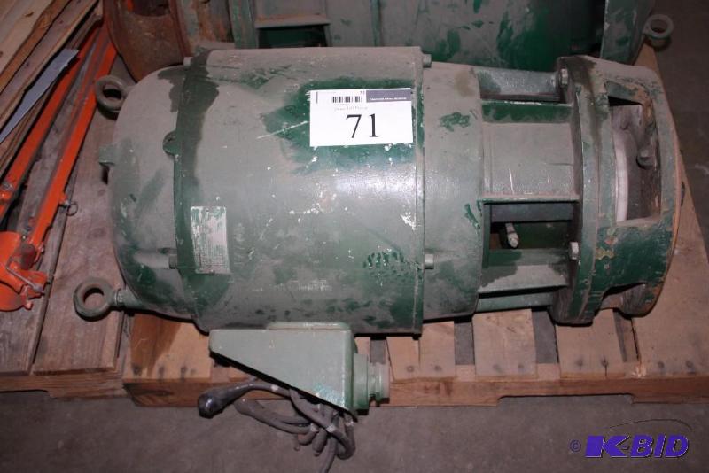 lot 71 image: Storm Lift Pump Vono Type Model FL6046-XX2728 Hz 60 HP 60 1800RPM 230460V.