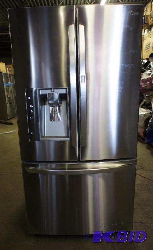 lot 1 image: New LG Refrigerator Model # (LFX31945ST) MSRP...