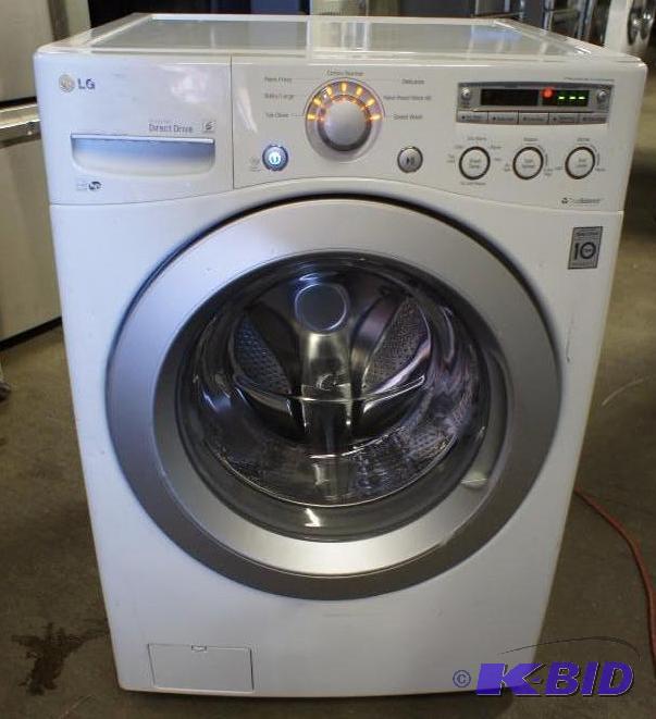 lot 11 image: New LG Washer - Model # (WM3050CW) - MSRP $7...