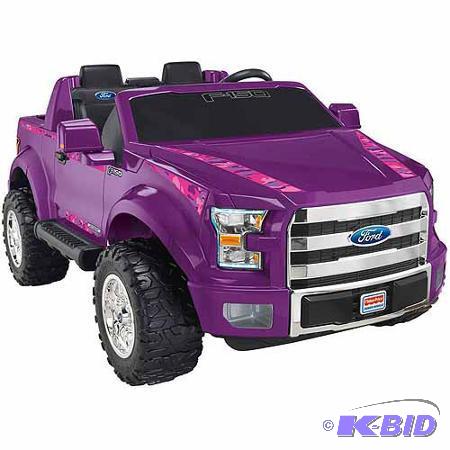 lot 1 image: New Fisher-Price Power Wheels Girls Ford F-1...