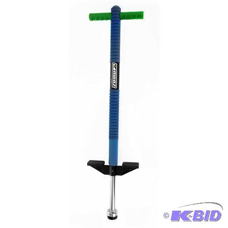 lot 16 image: New ZUMU Pogo Stick - Color Blue&nbspwith bl...