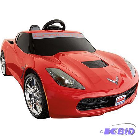 lot 6 image: New Fisher-Price Power Wheels Corvette 12-Vol...