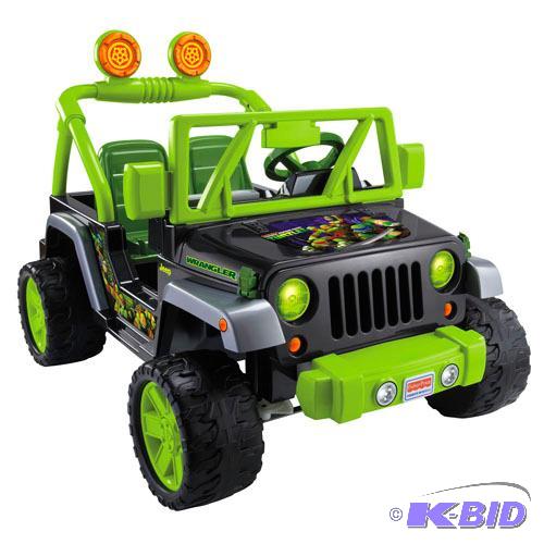 lot 7 image: New Fisher Price Powerwheels&nbspNinja Turtl...