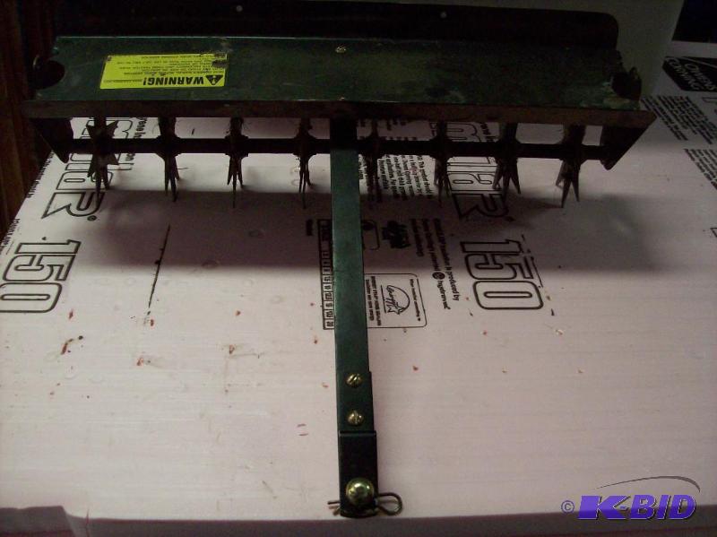 lot 11 image: 30" pull behind aerator. 8 star tines (8...