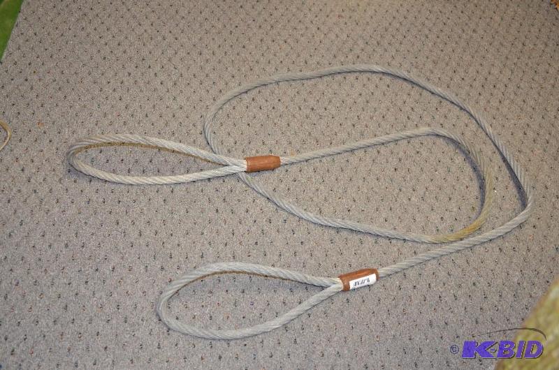lot 36 image: 15 Esco&nbspFarm Steel tow rope approx. 1&q...