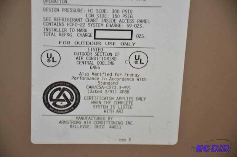 armstrong central air unit