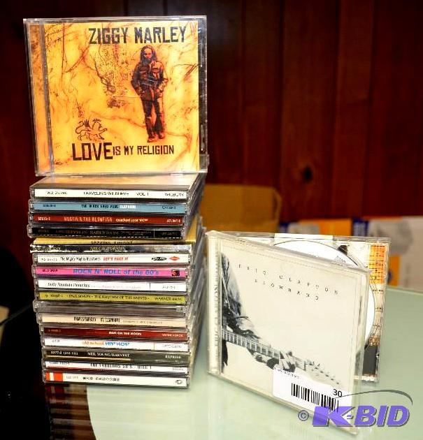 lot 59 image: 19&nbspCDs including Ziggy Marley, Eric Cl...