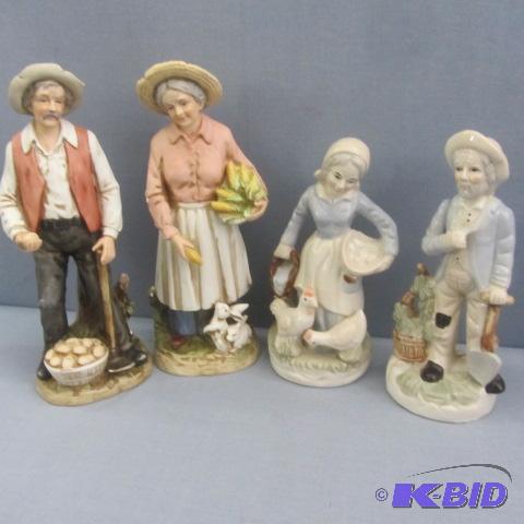 Farmer & Wife Figurines