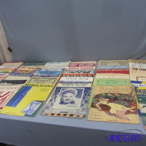 Vintage Sheet Music