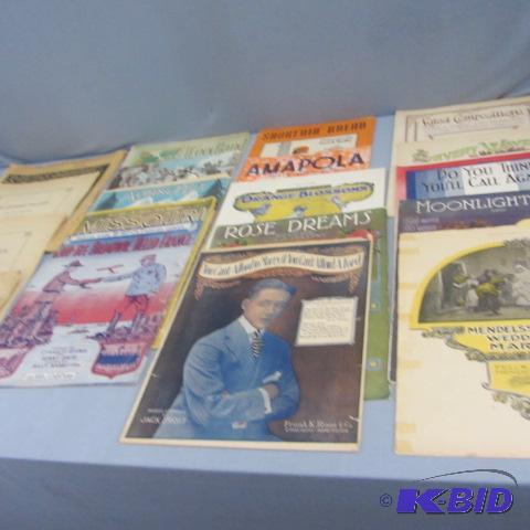 Vintage Sheet Music