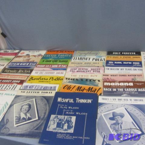 Vintage Sheet Music