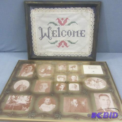 Welcome, Collage Frame