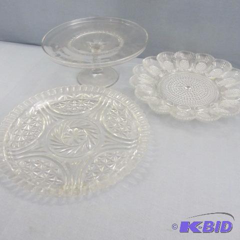 Cake Plates, Egg Plate