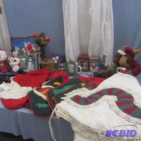 Christmas Pillows, Tree Skirt