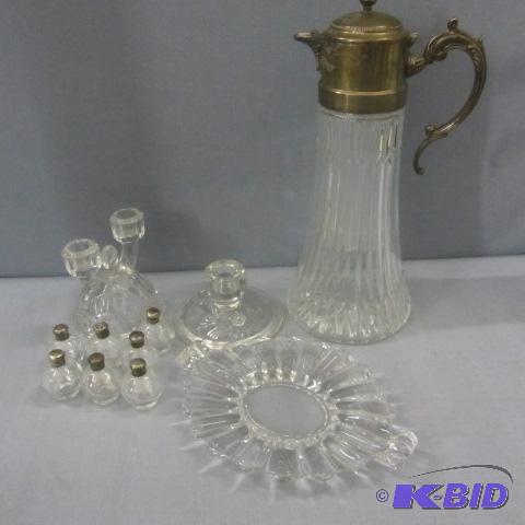 Pitcher, Candles, Salt & Pepper