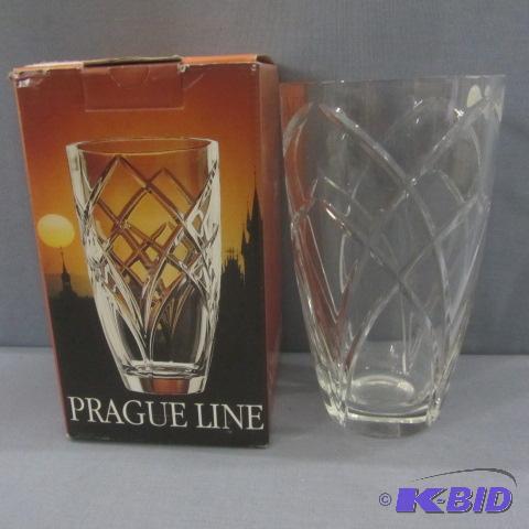 Prague Lead Crystal Vase