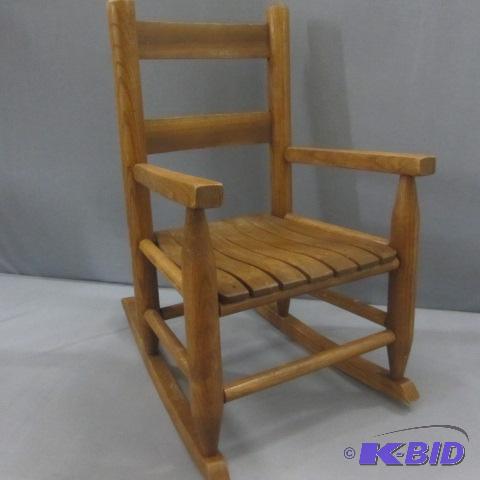 Childrens Wooden Rocker