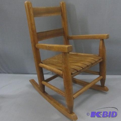 Childrens Wooden Rocker