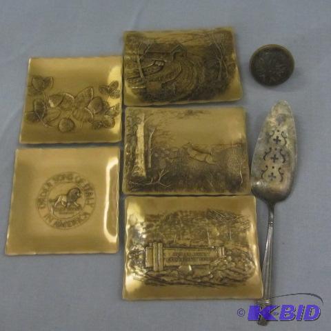 Bronze Plates, Brass Doorknob