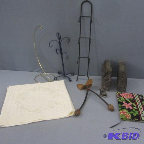 Marble Book Ends, Shoe Stretchers