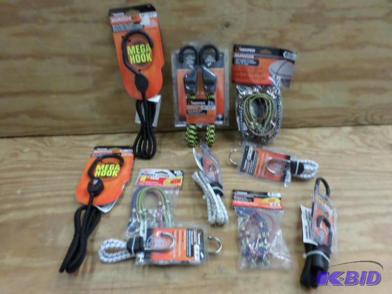 Box Of Assorter New Keeper Bungee Straps...