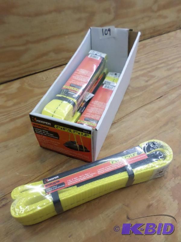 (4) New Keeper 2&quotx6ft Lifting Straps...