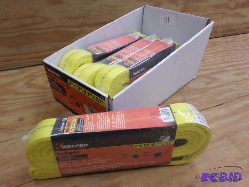 (4) New Keeper 2&quotx10ft Lifting Straps...