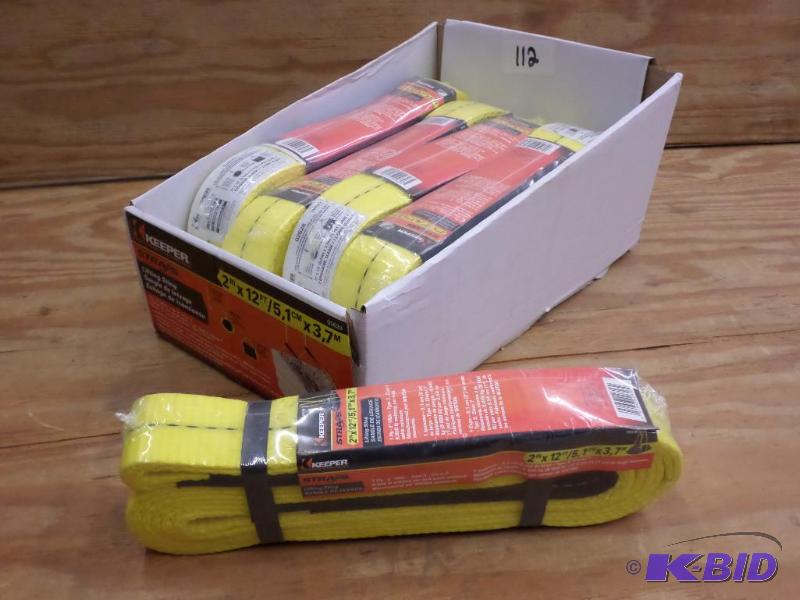 (5) New Keeper 2&quotx12ft Ligting Straps...