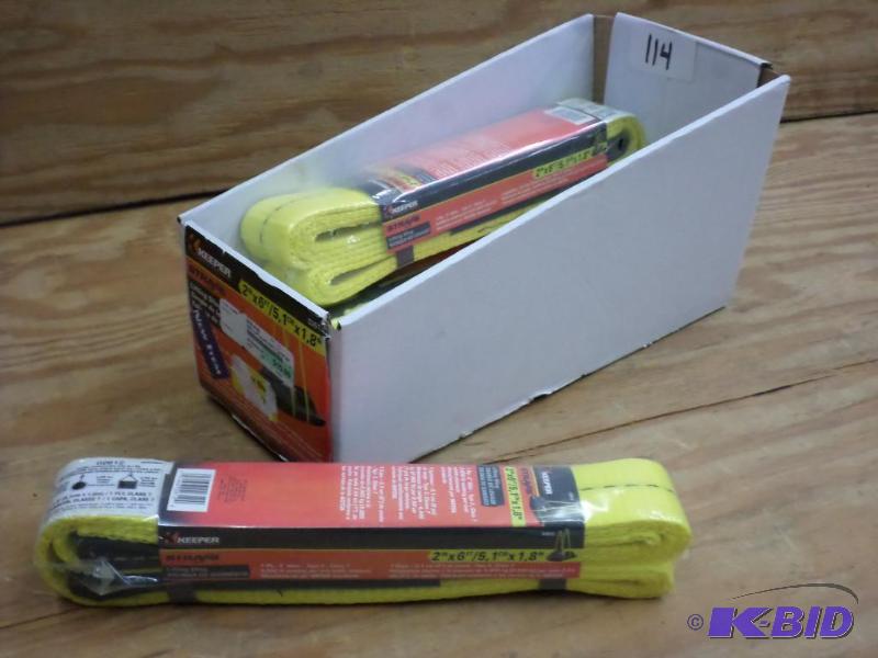 (4) New Keeper 2&quotx6ft Lifting Straps...