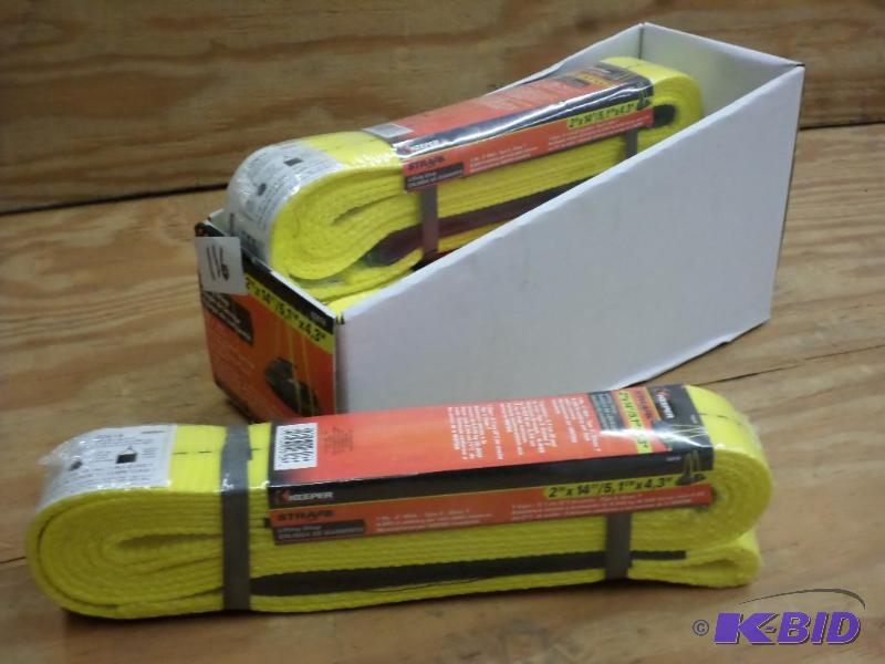 (4) New Keeper 2&quotx14ft Lifting Straps...